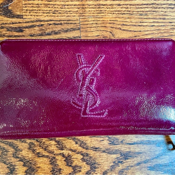 Yves Saint Laurent Bags Authentic Ysl Patent Leather Zip Around